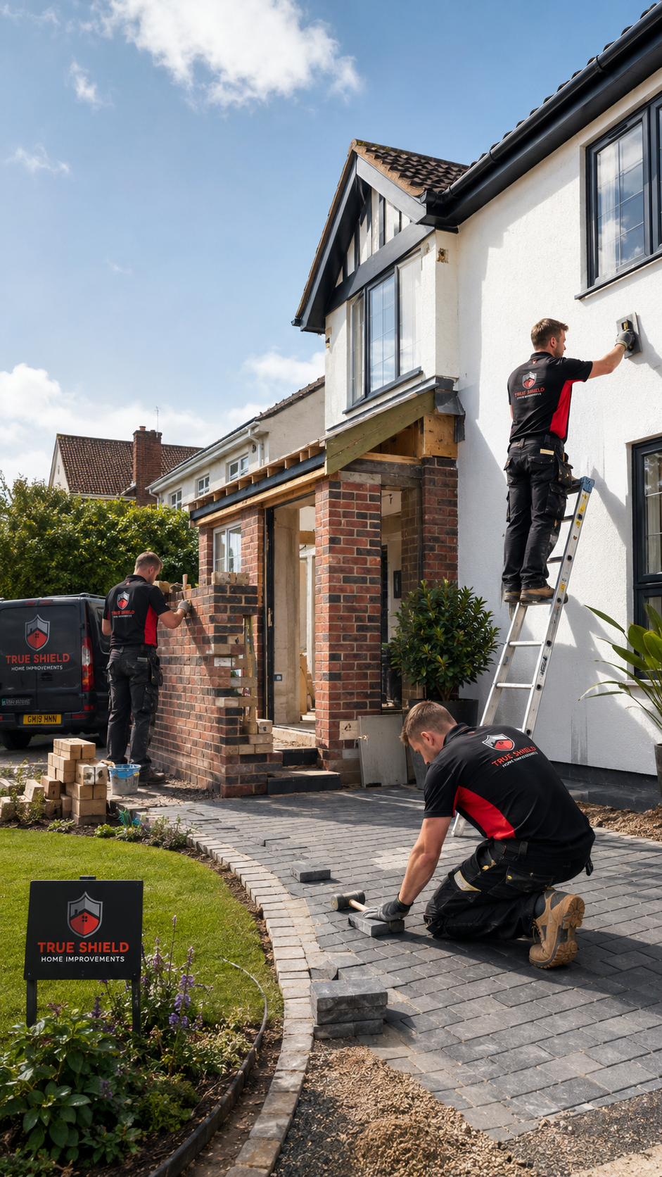 True Shield team completing home improvements at a residential property in Kent